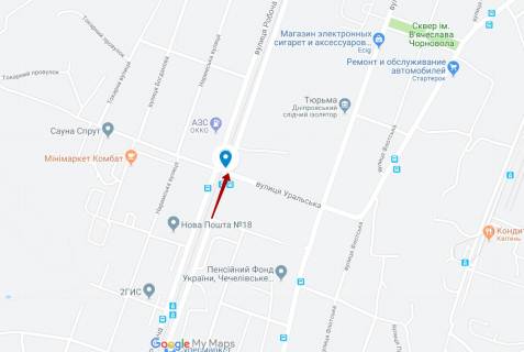 Scrolller, Scroll A in Dnipro (Dnipropetrovsk), 3.14х2.32  st. Roboca, 162 - st. Kaverina - 169453 scheme