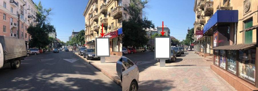 Citylight B in Dnipro (Dnipropetrovsk), 1.2х1.8  prosp. Dmitra Avornic'kogo, 46 - st. Harkivs'ka Photo 1