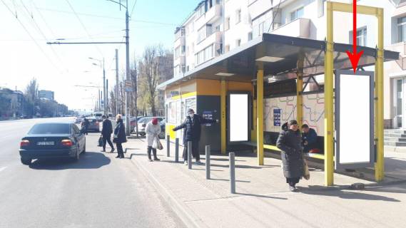 Citylight A in Dnipro (Dnipropetrovsk) Zdp037A1,Slobozans'kij prosp., bila bud. 87, za st.Kalinova (ROZMIR REKLAMNOI PLOSINI 1,90 h 0,77) Photo 1