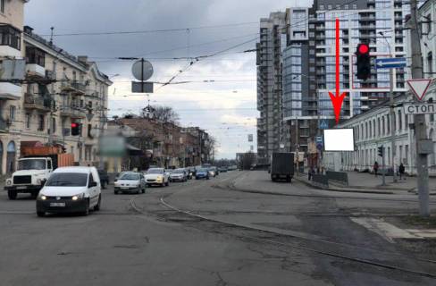 Backlight A in Dnipro (Dnipropetrovsk), 3.14х2.32  st. Smidta, 17, na svitlofori, ruh u bik Central'nogo rinku "Ozerka" Photo 1