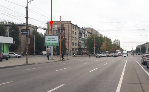 Backlight B in Dnipro (Dnipropetrovsk) t218B,prosp. Slobozans'kij (Gazeti Pravda), 117 - st. Voronez'ka, ruh do viizdu z mista, na svitlofori, na svitlofori Photo 1