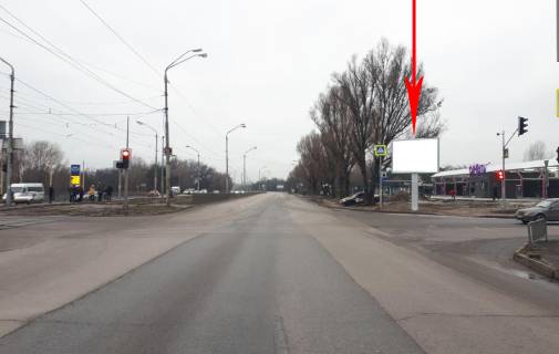 Backlight A in Dnipro (Dnipropetrovsk), X  Donec'ke sose - st. Visoc'kogo, bila svitlofora Photo 1