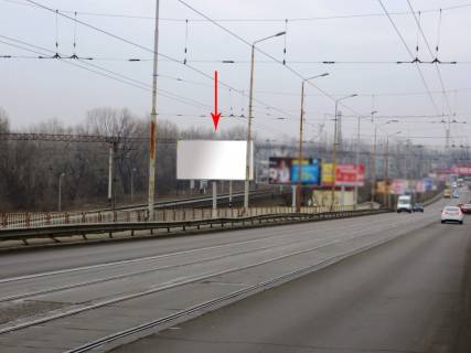 Billboard B in Dnipro (Dnipropetrovsk), 6х3  z'izd z Amurs'kogo mostu na livij bereg z centru Photo 1
