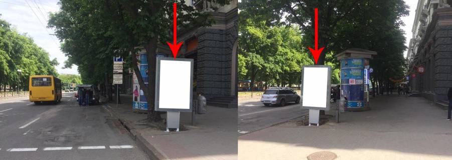 Citylight A in Dnipro (Dnipropetrovsk), 1.2х1.8  prosp. Dmitra Avornic'kogo, 55 - st. Mihajla Grusevs'kogo Photo 1