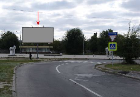 Billboard A in Dnipro (Dnipropetrovsk), 6х3  st. U. Kondratuka (Komunarivs'ka) - st. V. Diivs'ka (Br. Trofimovih), tupik stancij Metro Photo 1