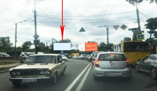 Billboard A in Dnipro (Dnipropetrovsk), 8х4  prosp. Manujlivs'kij - st. Karuni, na svitlofori Photo 1