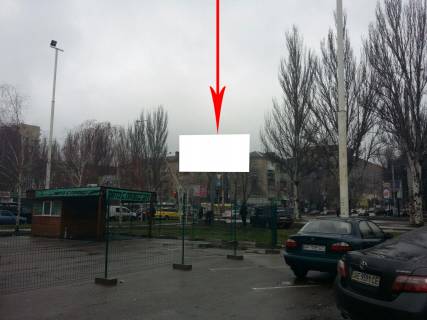Billboard B in Zaporizhzhya, 6х3  Peremogi st. - Lermontova st., bila avtostoanki Photo 1