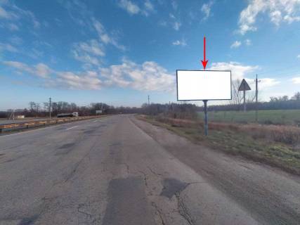 Billboard A in Partizanske, 6х3  N-31, km 31+600 (livoruc), Sose Poltavs'ke, bila s. Balivka, navproti AZK BRSM Nafta, ruh do Dnipra Photo 1