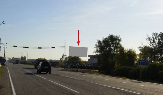 Billboard A in Pidgorodne, 6х3  prosp. Slobozans'kij (Gaz. Pravda), povorot na Metro, bila svitlofora Photo 1