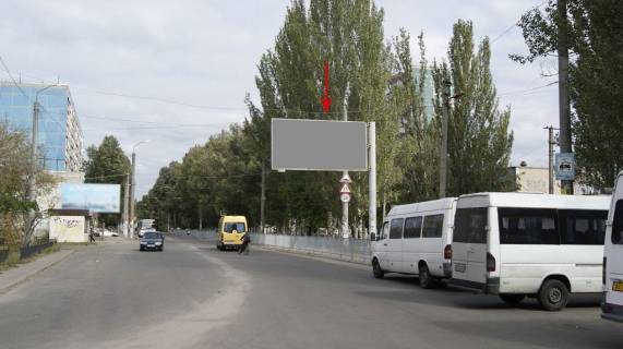 Billboard A in Dnipro (Dnipropetrovsk), 6х3  prov. Parusnij, 3, viizd do nabereznoi Zavods'koi Photo 1