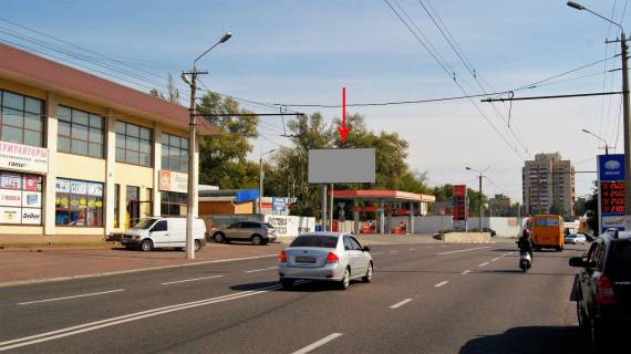 Billboard B in Dnipro (Dnipropetrovsk), 6х3  st. M. Lisicenko (Geroiv Grom. vijni), po dorozi vid TRC KARAVAN, poruc ATB Photo 1