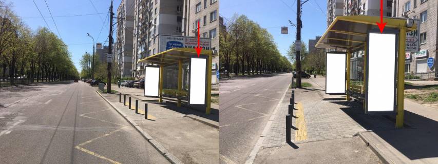 Citylight A in Dnipro (Dnipropetrovsk) Zdp051A1,Roboca st., bila bud. 146, pisla st.Ural's'ka Photo 1