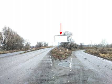 Billboard A in Dnipro (Dnipropetrovsk) Avtodoroga Iz Kirovskogo pered viadukom na Goranovskoe (pramo)/Obuhovku(napravo) Photo 1