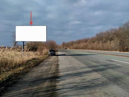 Billboard B in Obukhivka, 6х3  Автошлях Дніпро - Решетилівка (Н-31), розвилка на смт. Обухівка (Кіровське), с. Горянівське, рух у бік смт. Петриківка Photo 1
