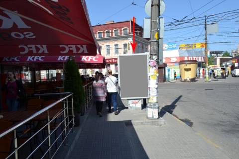 Citylight B in Dnipro (Dnipropetrovsk), 1.2х1.8  st. Volodymyra Monomakha- st. Korolevy Yelyzavety II Photo 1