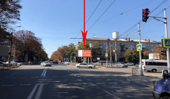 Scrolller, Scroll A in Dnipro (Dnipropetrovsk), 3.14х2.32  st. Titova - prosp. Oleksandra Pola, na rozdilovij smuzi, na svitlofori - 289463 Photo 1