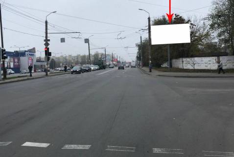 Billboard A in Dnipro (Dnipropetrovsk), 6х3  st. Berezins'ka - st. Mikoli Mihnovs'kogo, na svitlofori, ruh do centru Photo 1