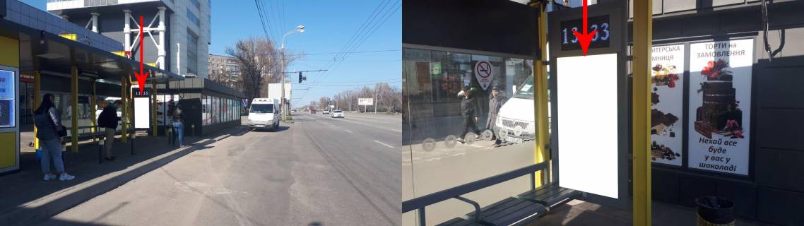 Citylight B in Dnipro (Dnipropetrovsk) Zdp014B1,Naberezna Peremogi st., bila bud. 86 D, navproti ATB Photo 1