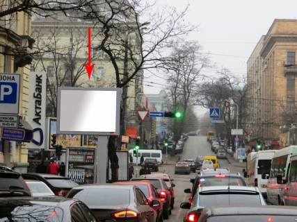 Scrolller, Scroll A in Dnipro (Dnipropetrovsk), 3.14х2.32  st. V. Lipins'kogo (Sirsova) - prosp. D. Avornic'kogo (Karla Marksa), bila TC PASAZ, bila svitlofora - 168596 Photo 1