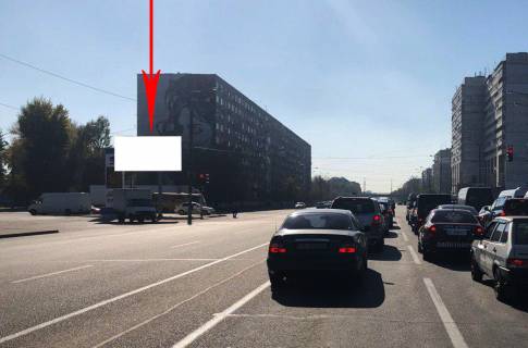 Billboard B in Dnipro (Dnipropetrovsk), 6.2х3.15  prosp. Slobozans'kij (Gazeti Pravda) - st. Magdalinivs'ka, ruh do centru, na svitlofori Photo 1