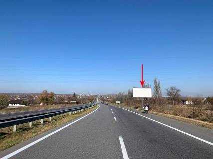 Billboard A in Bratskoe (Dnipropetrovsk region), 6х3  N-08, km 424+224 (livoruc), Ruh do Dnipra z Zaporizza, v'izd v s. Brats'ke Photo 2