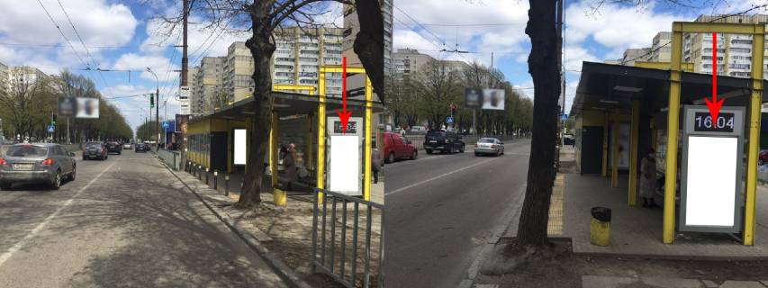 Citylight A in Dnipro (Dnipropetrovsk) Zdp050A1,Roboca st., bila bud. 73, pisla st.Kaverina Photo 1