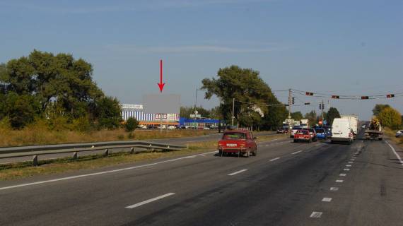 Billboard B in Pidgorodne, 6х3  Avtodoroga M04 (Donec'ke sose, Epicentr), bila svitlofora Photo 1