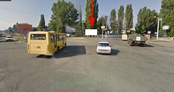 Billboard A in Nikopol, 6х3  prosp.Elektrometalurgiv - st. Geroiv Cornobila, ruh u bik avtovokzalu, napramok ruhu v centr Photo 1