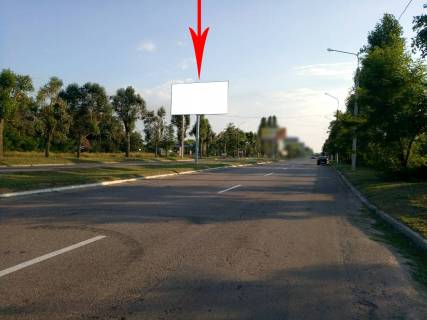 Billboard B in Kam'yanske (Dniprodzerzhinsk), 6х3  Elizavetivs'ke sose (r-n v'izdu na mostovij perehid cerez r. Dnipro) Photo 1