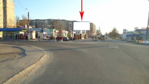 Billboard B in Kam'yanske (Dniprodzerzhinsk), 6х3  bul'v. Budivel'nikiv - prosp. Metalurgiv, napramok do supermarketu VARUS, bila svitlofora Photo 1