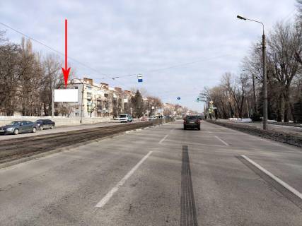 Billboard B in Dnipro (Dnipropetrovsk), 6х3  prosp. Bogdana Hmel'nic'kogo (Geroiv Stalingrada) - st. Gavrilenka, napramok v storonu centru, bila svitloforu Photo 1