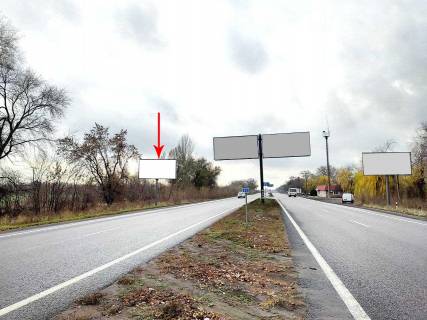 Billboard B in Dnipro (Dnipropetrovsk) Sp053B,N-11, km 82+025 (livoruc), Pered v'izdom do m. Krivij Rig, bila restoranu Luxor, bila Stancii aeracii Photo 1