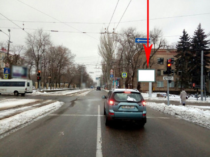 Scrolller, Scroll A in Dnipro (Dnipropetrovsk), 3.14х2.32  prosp. Dmitra Avornic'kogo - prosp. Gagarina, ruh u bik Likarni im.Mecnikova, bila svitlofora - 169601 Photo 1