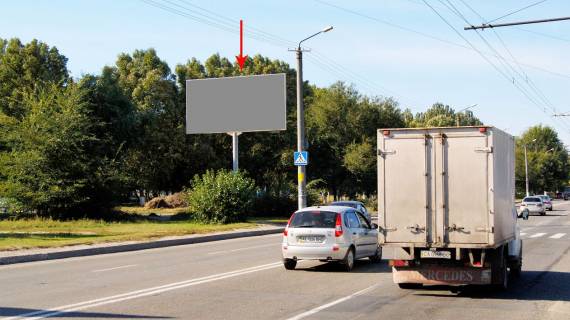 Billboard B in Dnipro (Dnipropetrovsk), 6х3  st. Berezins'ka, 24, navproti TRC KARAVAN, MAKDONALDS, OLDI Photo 1