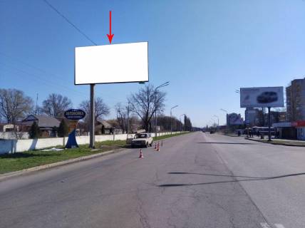 Billboard B in Pavlograd, 6х3  st. Dniprovs'ka - st. Sahtobudivnikiv Photo 1