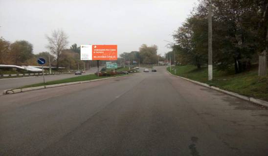 Billboard A in Kam'yanske (Dniprodzerzhinsk), 6х3  avtorozv'azka av. Gimnazicnij - st. Josipa Manaenkova - st. Vasil'evs'ka (na rozdil'nij smuzi), napramok do centru Photo 1