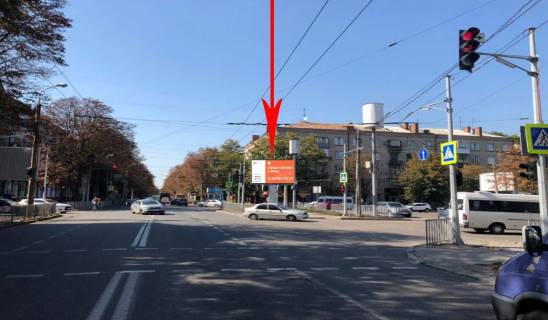 Scrolller, Scroll A in Dnipro (Dnipropetrovsk), 3.14х2.32  st. Titova - prosp. Oleksandra Pola, na rozdilovij smuzi, na svitlofori - 289460 Photo 1