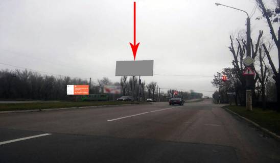 Billboard A in Kam'yanske (Dniprodzerzhinsk), 6х3  Elizavetivs'ke sose, na rozdilovij smuzi, ruh z livogo na pravij bereg, do dambi Photo 1