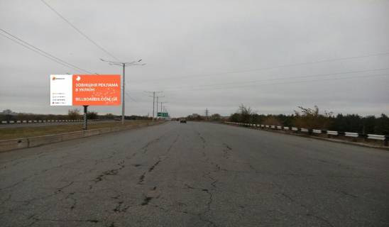 Billboard A in Kam'yanske (Dniprodzerzhinsk), 6х3  mostovij perehid cerez r. Dnipro (na rozdilovij smuzi)(8) ruh z pravogo na livij bereg Photo 1