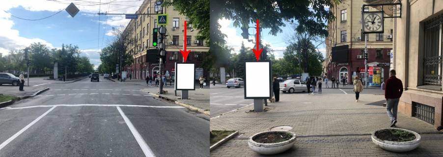 Citylight A in Dnipro (Dnipropetrovsk), 1.2х1.8  prosp. Dmitra Avornic'kogo - st. Voskresens'ka Photo 1