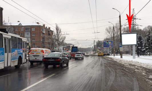 Backlight A in Dnipro (Dnipropetrovsk), 3.14х2.32  prosp. Bogdana Hmel'nic'kogo, 31 D, bila mag. EL'̱DORADO, bila svitlofora Photo 1