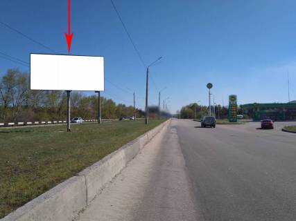 Billboard A in Kam'yanske (Dniprodzerzhinsk), 6х3  Mostovij perehid cerez Dnipro, zizd, bila AZS "WOG", ruh z livogo na pravij bereg Photo 1