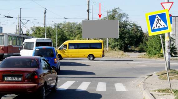 Billboard A in Dnipro (Dnipropetrovsk), 6х3  prosp. Miru - st. Generala Zaharcenka Photo 1