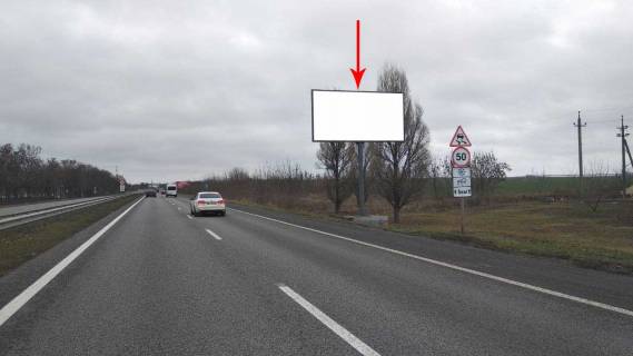 Billboard A in Novooleksandrivka, 6х3  N-08, km 422+463 (livoruc), Zaporiz'ke sose, viizd do Dnipra iz s. Brats'ke, navproti ATB, bila s. Novooleksandrivka Photo 1