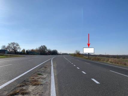 Billboard A in Bratskoe (Dnipropetrovsk region), 6х3  N-08, km 424+824 (pravoruc), Ruh do Zaporizza z Dnipra, viizd z s. Brats'ke, navproti AZS NEFTEK Photo 1