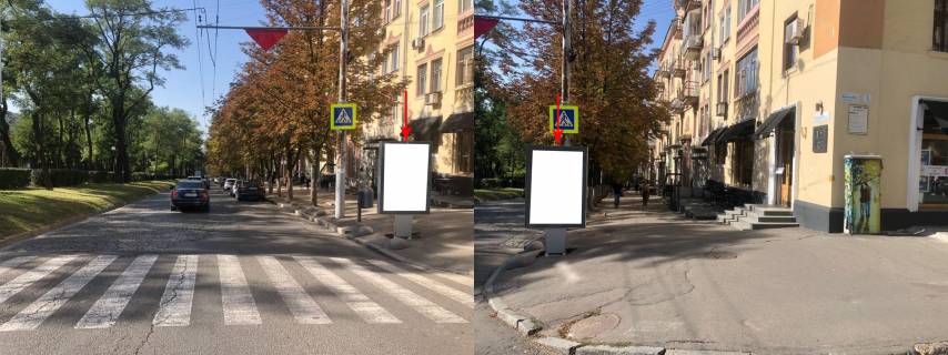 Citylight A in Dnipro (Dnipropetrovsk), 1.2х1.8  prosp. Dmitra Avornic'kogo - st. Sergia Efremova Photo 1