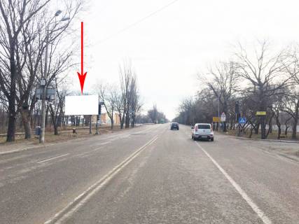 Billboard B in Dnipro (Dnipropetrovsk), 6х3  st. Aeroportivs'ka, pered Zaporiz'kim sose, bila svitloforu Photo 1