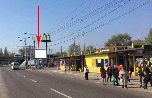 Scrolller, Scroll A in Dnipro (Dnipropetrovsk), 3.14х2.32  prosp. Slobozans'kij, 1/A, bila Makdonal'dz, na zupinci, na svitlofori - 181516 Photo 1