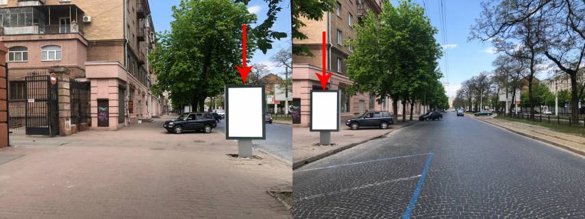 Citylight B in Dnipro (Dnipropetrovsk), 1.2х1.8  prosp. Dmitra Avornic'kogo, 113, napramok do st.Pastera Photo 1