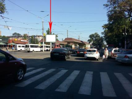 Backlight A in Dnipro (Dnipropetrovsk), 3.14х2.32  pl. Staromostova navproti bud. No12, na zupinci Photo 1